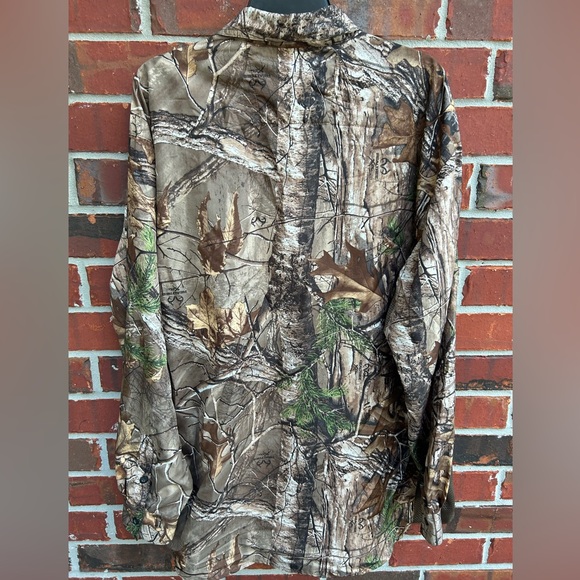 Game Winner Men’s Long Sleeve Button Down Realtree Camo 2XL Shirt with Pockets - Picture 4 of 5
